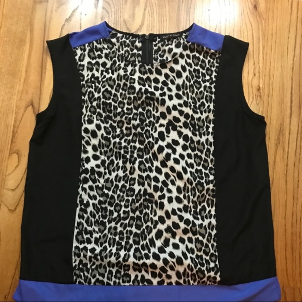 Violet & Claire animal print blouse - large